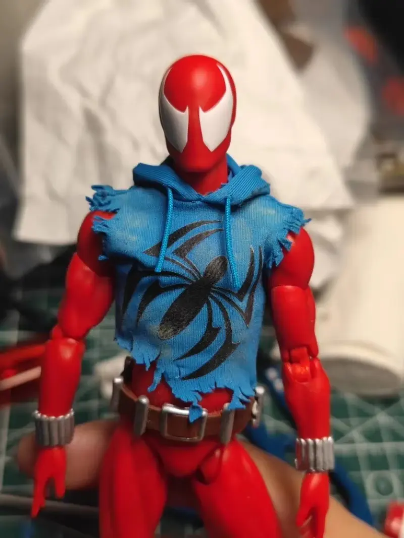 Ct Toys Scarlet Spider Action Figure Mafex 186 Ben Reily Figures Comic Ver. Spider-Man Anime Collection Ko Figure Model Toy Gift