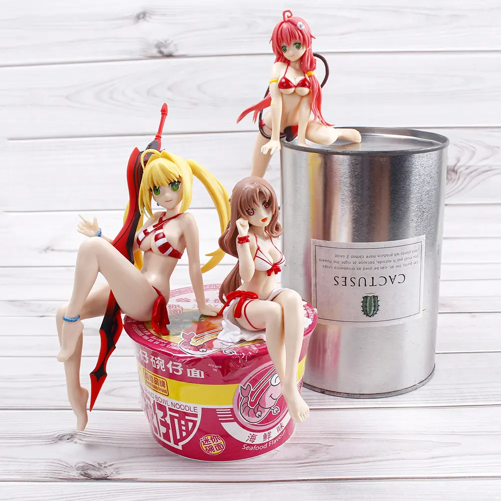 3 style Sexy Bikini Girl Yuuki Asuna Action Figure Anime Collection Peripherals Doll Cute Model Toys  Car Ornaments