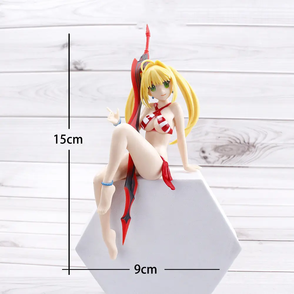 3 style Sexy Bikini Girl Yuuki Asuna Action Figure Anime Collection Peripherals Doll Cute Model Toys  Car Ornaments