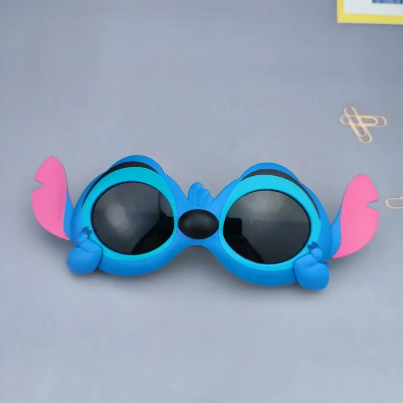 Disney Cartoon Stitch Sunglasses Kawaii Lilo & Stitch Y2K Polarized Soft Glasses UV400 Outdoor Goggles Fashion Gift Toy