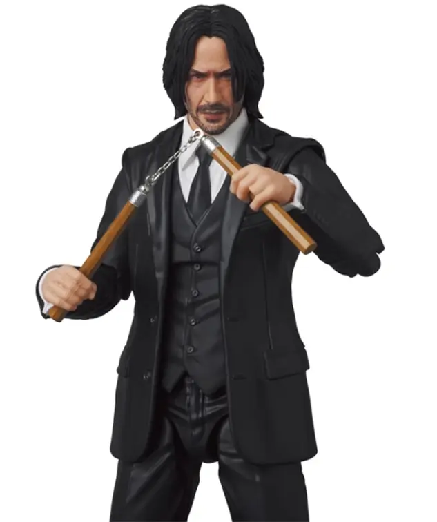 Mafex 212 John Wick Chapter 4 Articulated PVC Collectible Joints Moveable Action Figure Toy