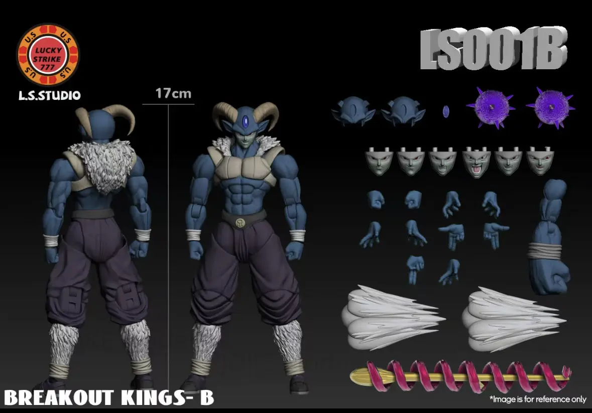 Pre-order LS L.S.Studio Dragon Ball Super Moro Figure Breakout Kings A B Anime Action Figures Figurine Model Kids Toys Gifts