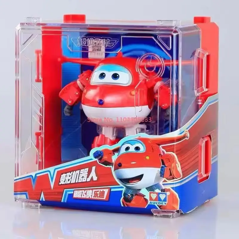New Super Wings 2" Scale Mini Transforming Anime Deformation Plane Robot Hot  Action Figures Transformation Toys For Kids Gifts