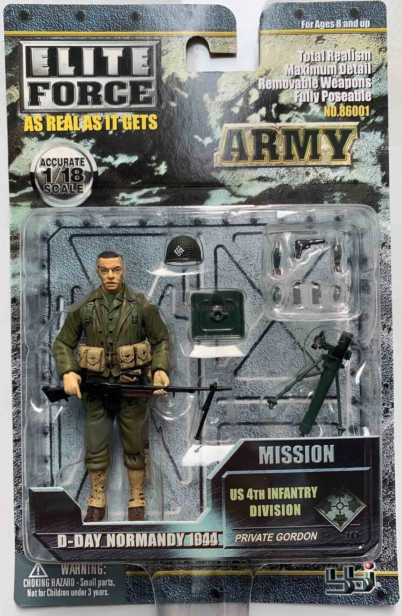 In Stock 1/18 Scale Bbi Soldier 1944 Normandy Landed Wwii Military Male Action Figure Model Toys Collections Ornaments Gifts