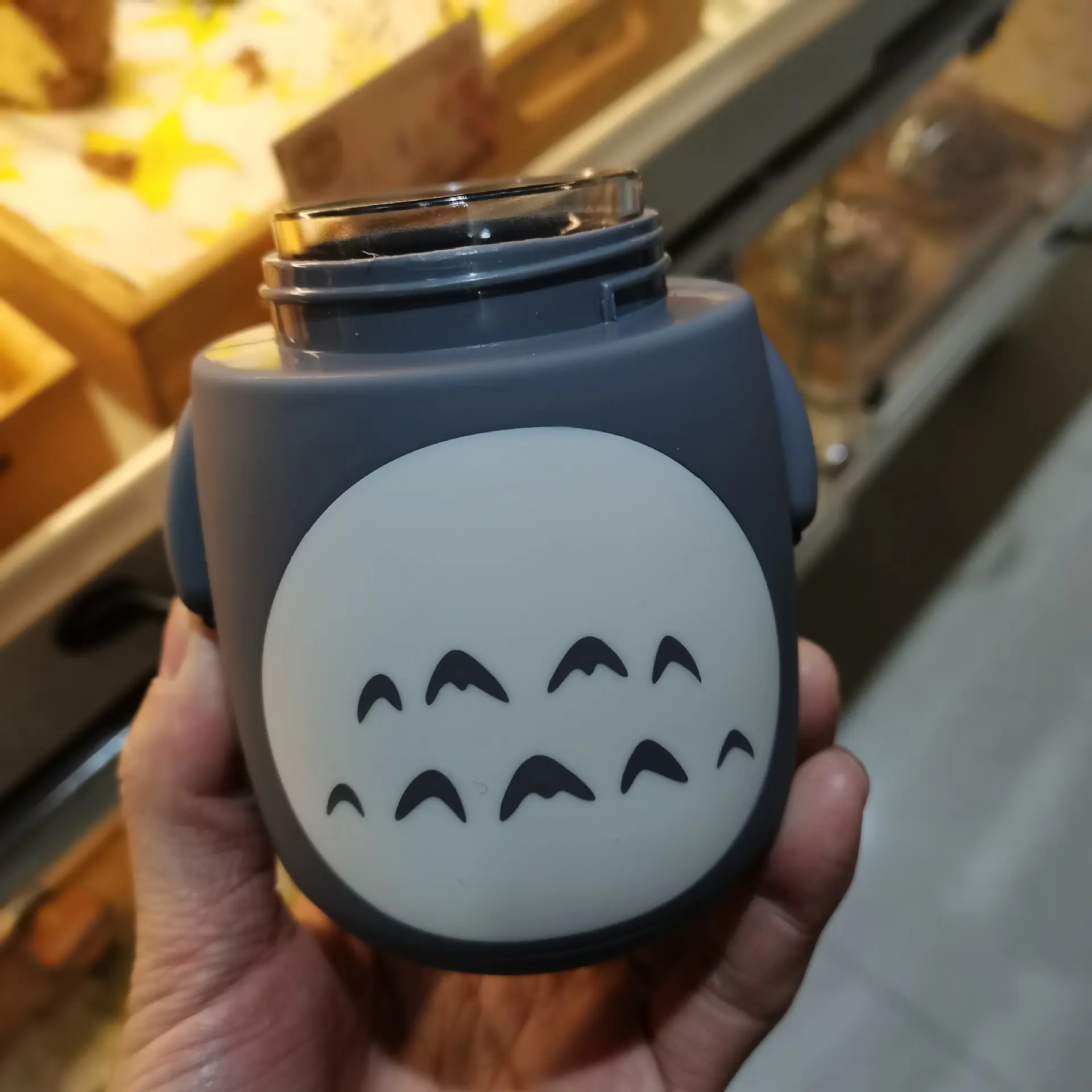 300ML Anime Cartoon Cute Totoro Anime Figure Glass Cup Kawaii Trendy Toy Doll Couple Surprise Gifts