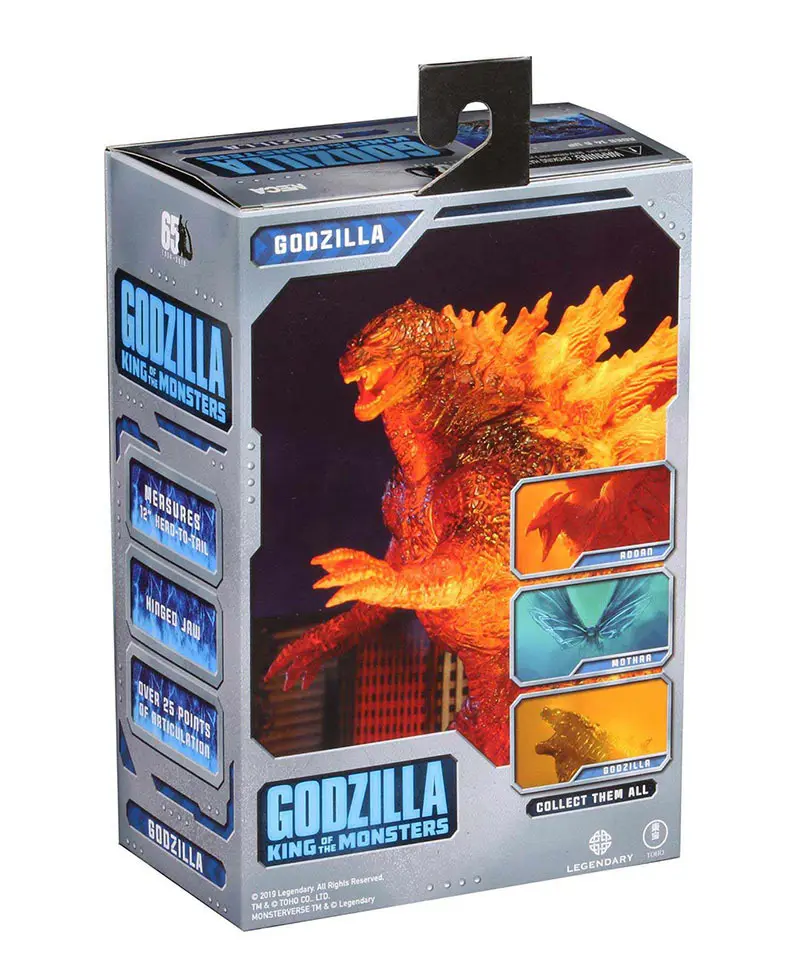 2019 Burning Godzilla The King Of Monsters Anime Action Figurine Moveable Toy Original Ornament Birthday Gift