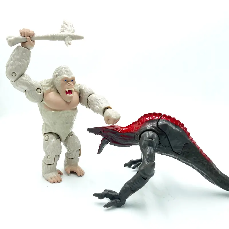 King Kong vs Godzilla Movie Kong Skull Island Skullcrawler PVC Anime Action Figure Movable Model Toys  Children's