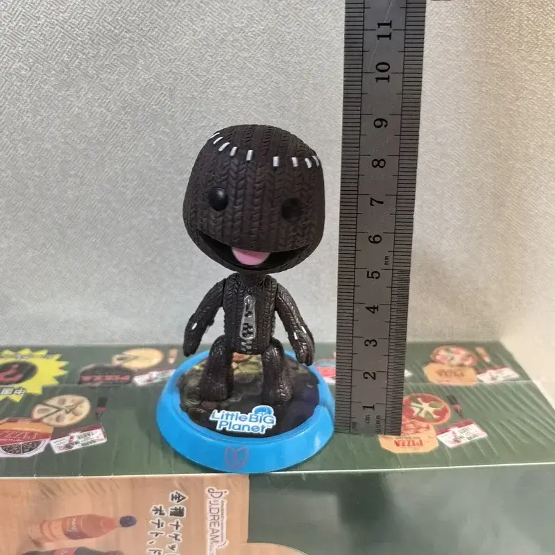 Little Big Planet Sackboy Cute Kawaii Game Figurine Anime Keychain LittleBigPlanet Robot Kitty Toys Models Action Figure Gift