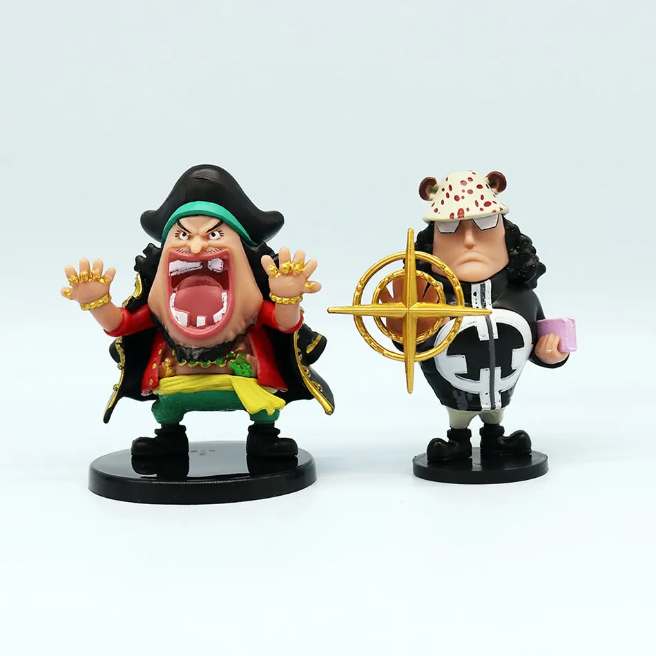 8pcs Anime One Piece Figures Model Dolls Toys Cute Luffy Oka Shichibukai Ace Boa Hancock Jinbe Collection Toys Full Set Hot Sale