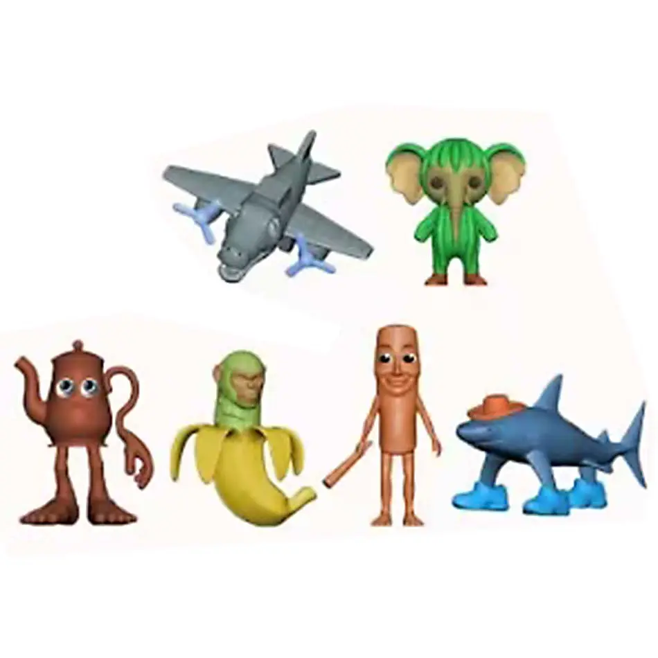 Italian Brainrot Tung Sahur Figure Toy Tralalero Tralala Figures Bombardino Crocodilo Shimpanzini Bananini Model Decor Doll Gift