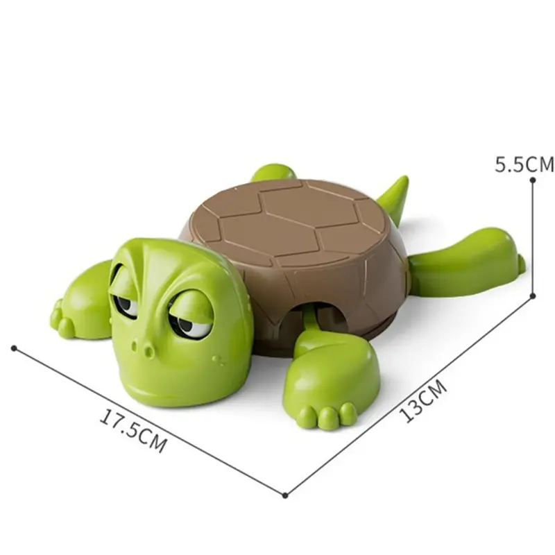 Fun Turtle Coaster Creative Interactive Lever Motion Panicked Pose Novelty Mug Rest Office Desk Toy Anti Anxiety Toys Cute Gifts