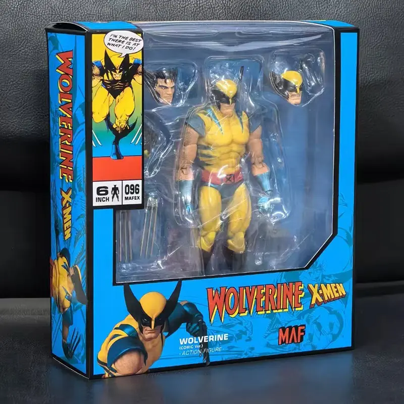 Mafex 096 Wolverine Figure X-Men Wolverine Action Figure Desk Decoration Model Toy Doll Kids Christmas Gifts 15cm