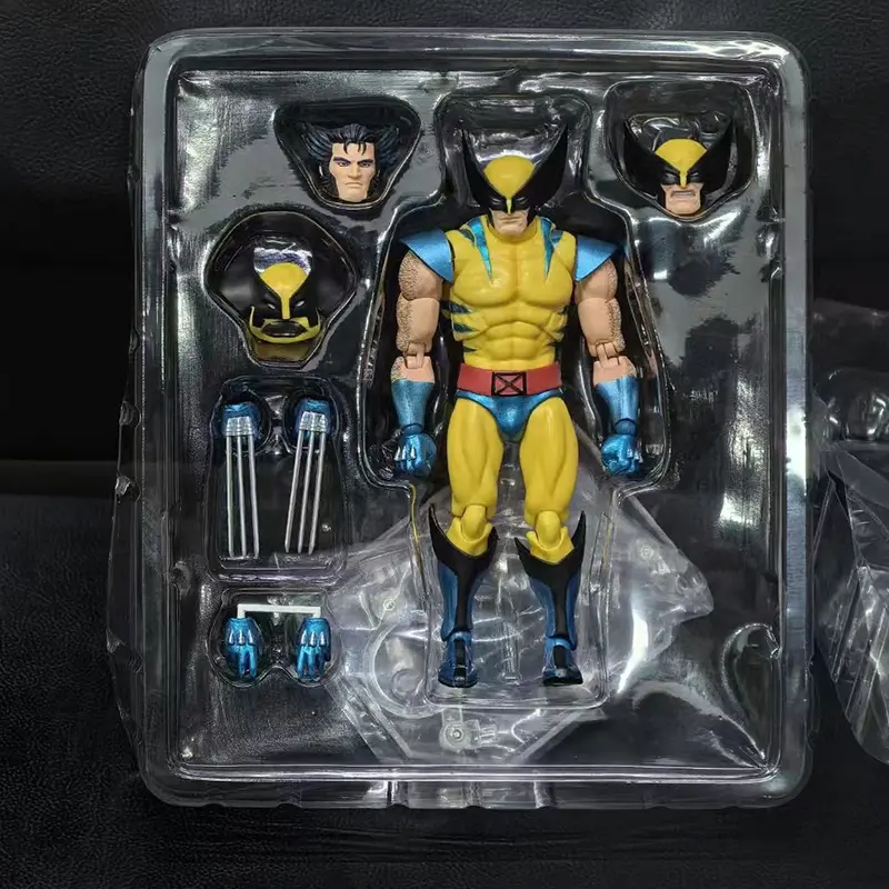 Mafex 096 Wolverine Figure X-Men Wolverine Action Figure Desk Decoration Model Toy Doll Kids Christmas Gifts 15cm