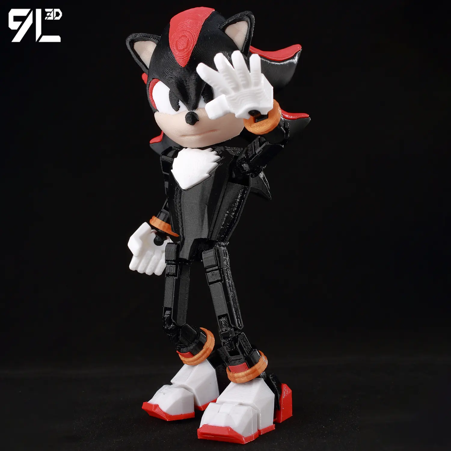 9L3D Lucky13 Figure Dummy13 T13 Anime Action Blue Hedgehog Action Figure - Movable Joints Anime Collectible Toy for Kids Gift
