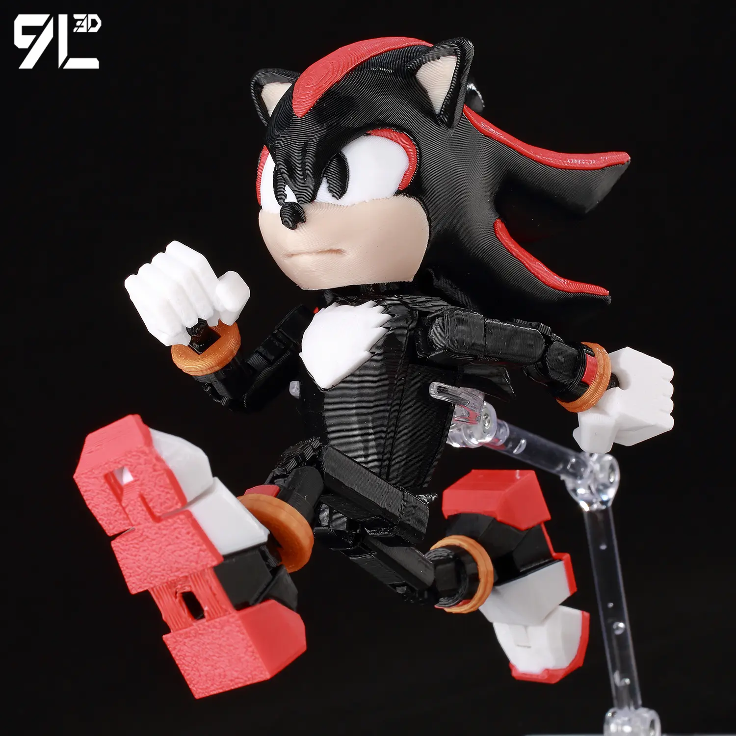 9L3D Lucky13 Figure Dummy13 T13 Anime Action Blue Hedgehog Action Figure - Movable Joints Anime Collectible Toy for Kids Gift