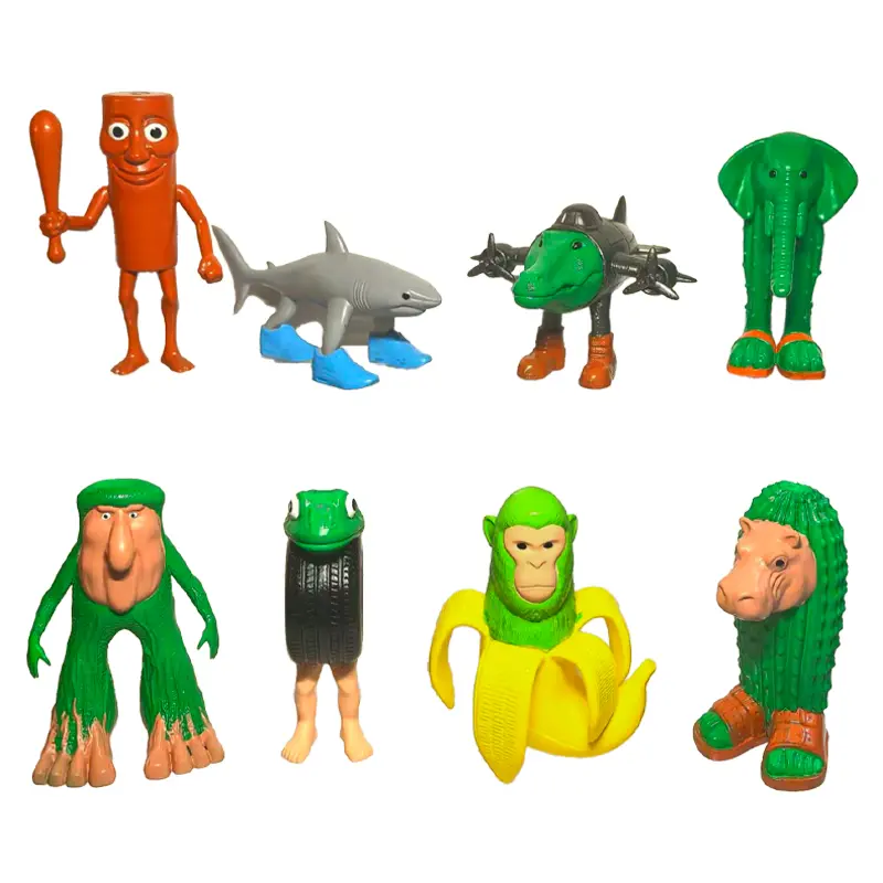 Italian Brainrot Tung Sahur Figure Toy Tralalero Tralala Figures Bombardino Crocodilo Shimpanzini Bananini Model Decor Doll Gift