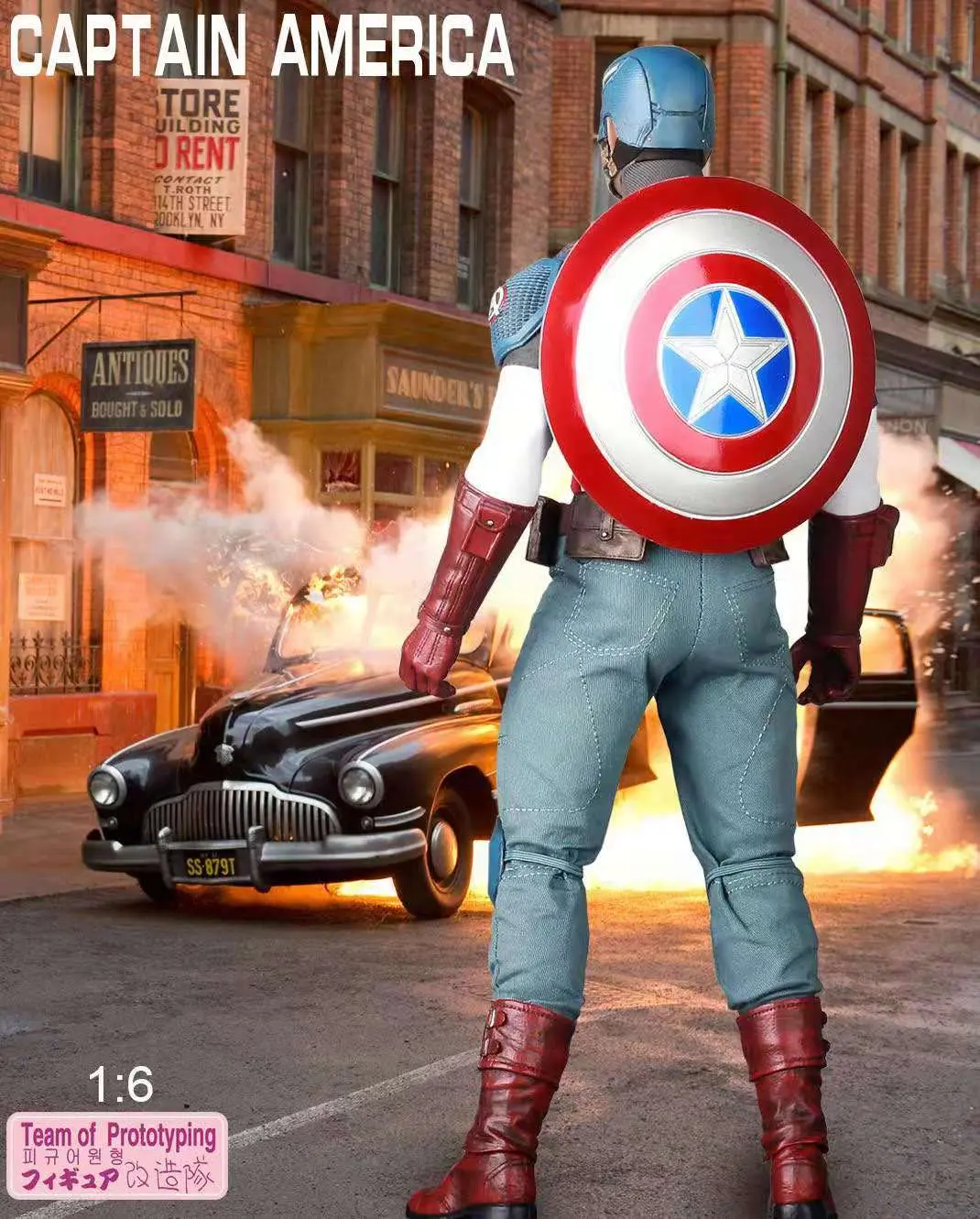 Marvel Captain America  1:6 Articulated Action Joints Moveable Figure Toys