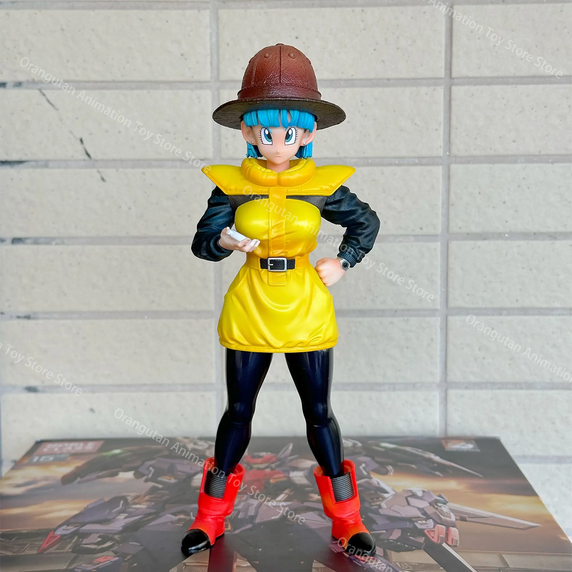 23 CM Anime Dragon Ball Z  Bulma Beautiful Girl Bulma Movable Model PVC Statue Statue Collectible  Model Toys For Children Gifts