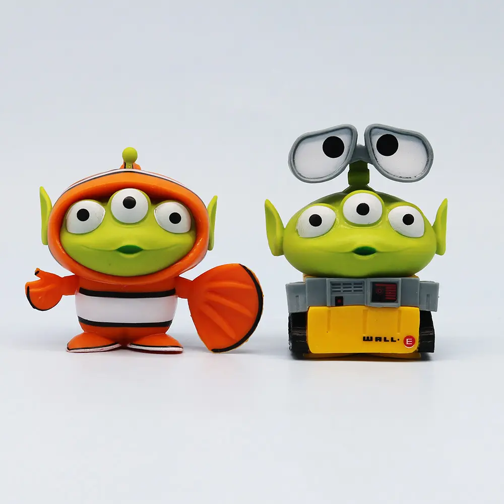 5Pcs/set Disney Toy Story Alien Crossover Series PVC Action Figure Anime Statue Model Toys Collection Kids Charm Christmas Gift
