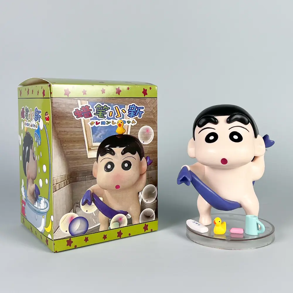 13cm Shinchan Action Figure Anime Crayon Shin-Chan Figures Gk Bath Doll Ornaments Cute Girl Decoration Desktop Decorate Toy