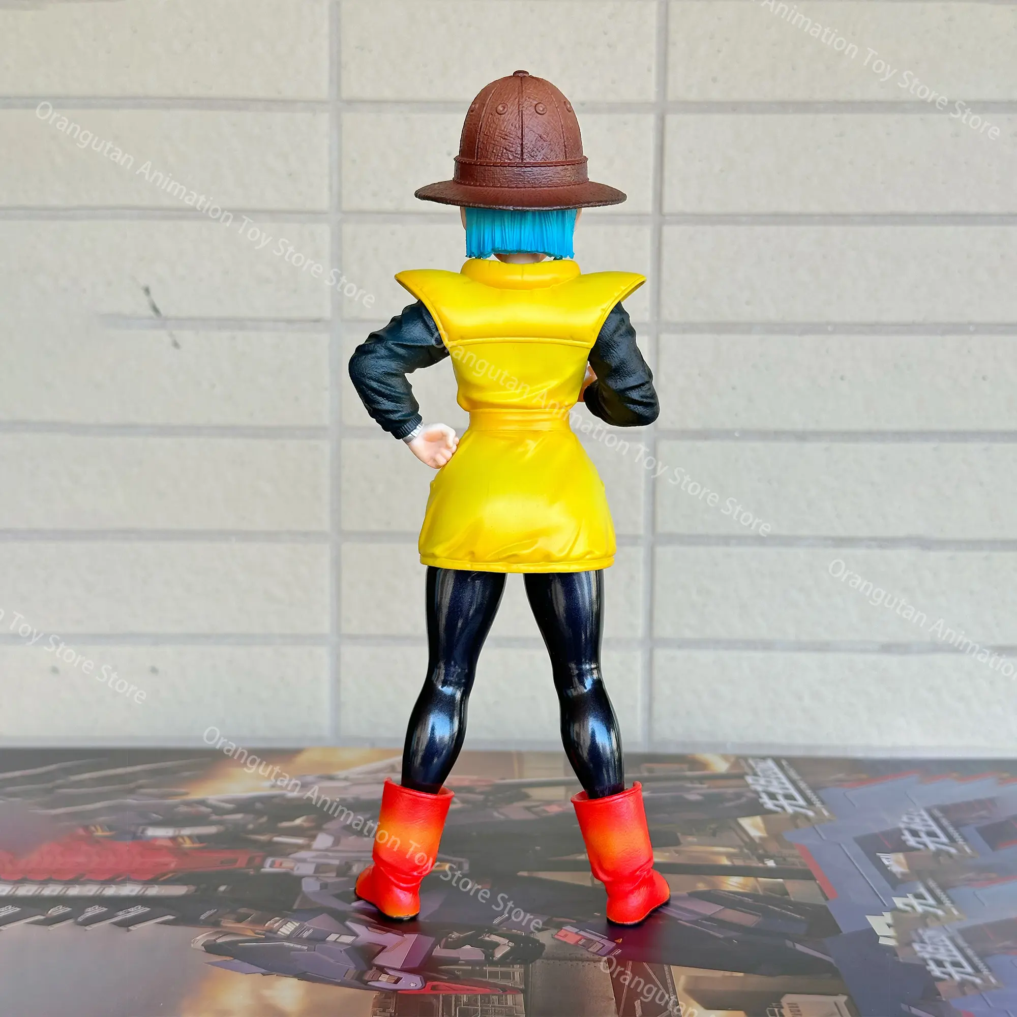 23 CM Anime Dragon Ball Z  Bulma Beautiful Girl Bulma Movable Model PVC Statue Statue Collectible  Model Toys For Children Gifts