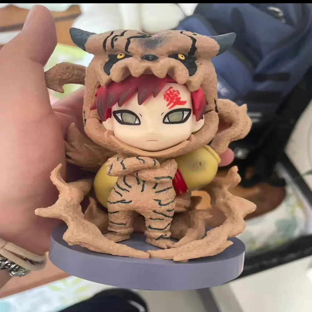 NARUTO GK Q Edition Figures Gaara Anime Figures Peripheral Model PVC Statue Toys Doll Collect Boy Birthday Gifts