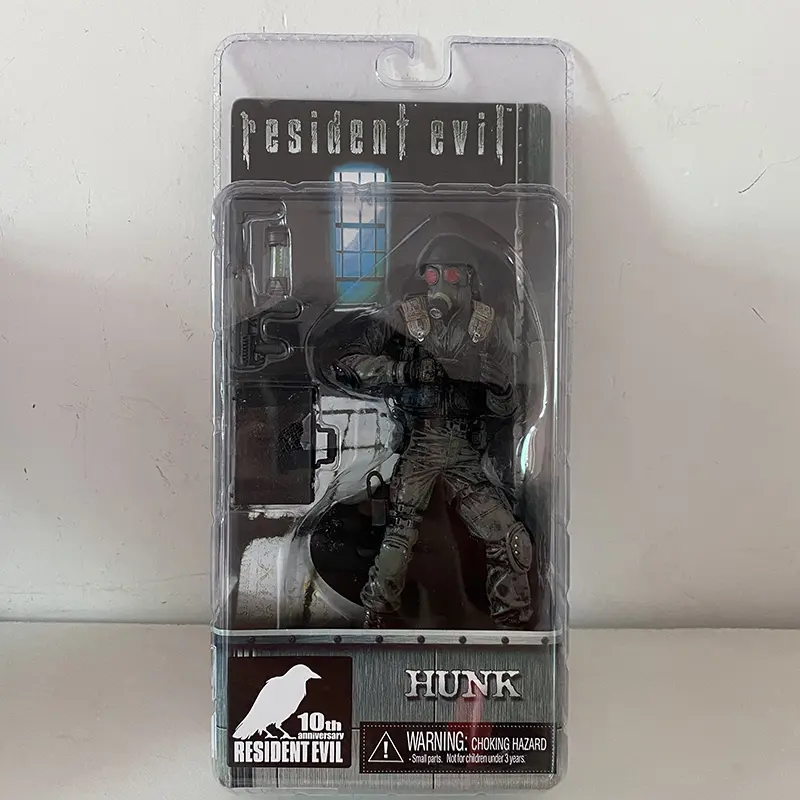 NECA Hunk Zombie Figure With Dog Licker And Walker Chris Redfield Biohazard Executioner Majini Action Figure Model Toys
