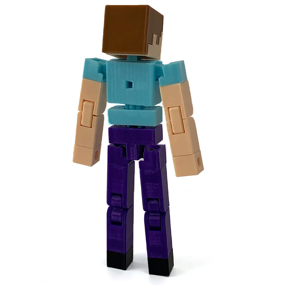 3D Printed Minecraft Steve Anime Multi-Jointed Shapeshift Toys Action Figures Mannequin Model Parent-children Game Gifts