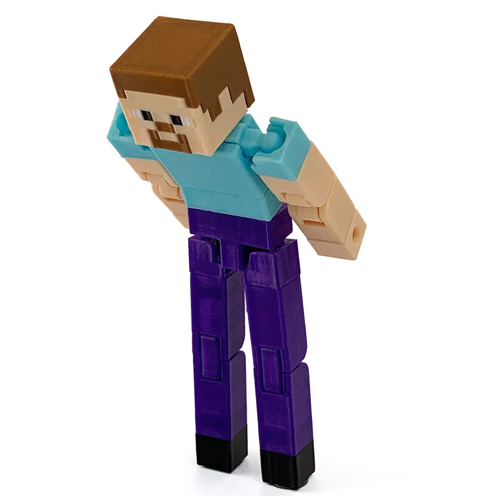 3D Printed Minecraft Steve Anime Multi-Jointed Shapeshift Toys Action Figures Mannequin Model Parent-children Game Gifts