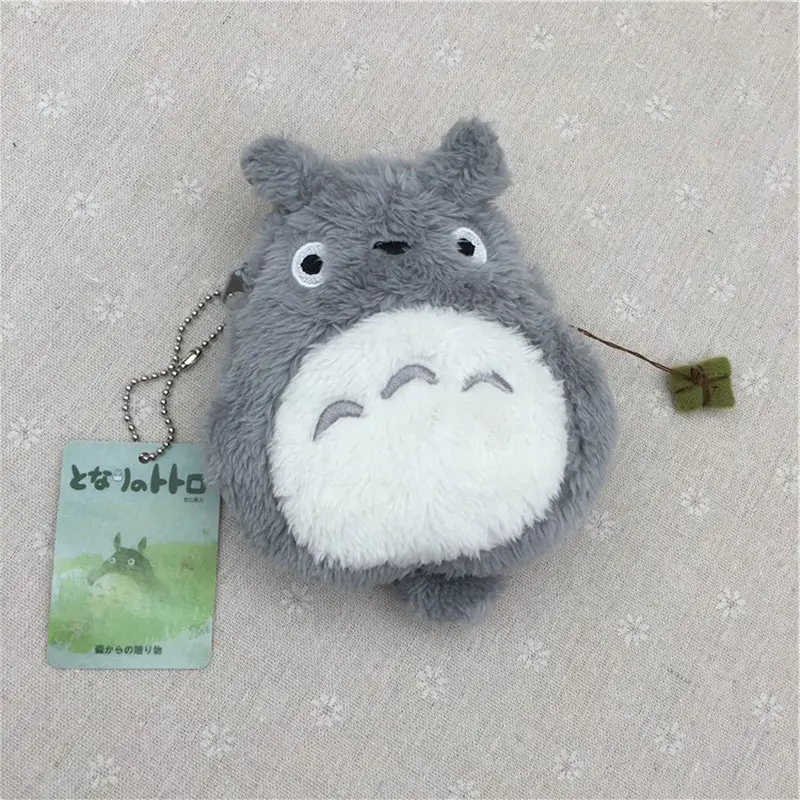 14cm Anime Cute Cat Coin Purse Zipper Small Wallet for Kids Teens Girls Women Kawaii Data Cables Earphones Bag Key Pouch