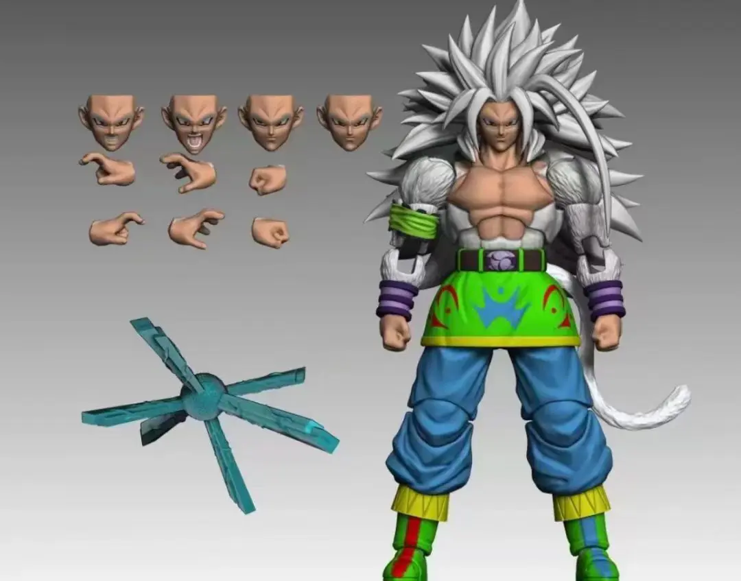 Black Hole Toys Dragon Ball SHF Super Saiyan 5 Goku Figure Super Saiyan 4 Gohan Action Figure Xicor Figurine Goku'son Model Toy