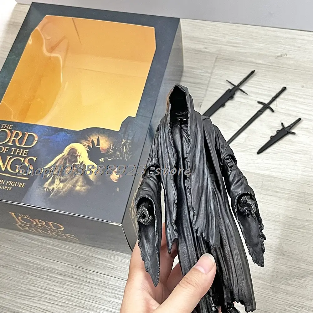 Nazgul Ringwraith Action Figure Dark Nazgul Ringwraith Black Tower Game Figure Toy Model Decation Christmas Helloween Gift Doll