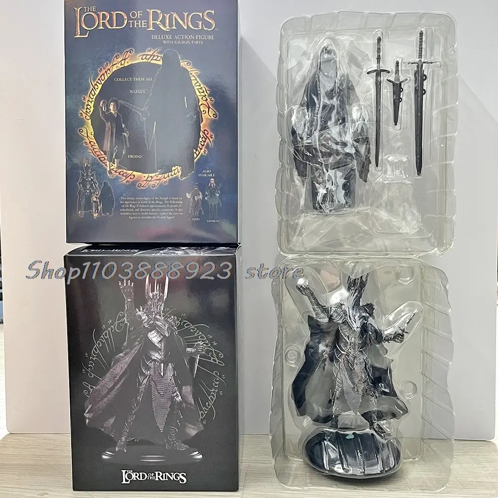 Nazgul Ringwraith Action Figure Dark Nazgul Ringwraith Black Tower Game Figure Toy Model Decation Christmas Helloween Gift Doll