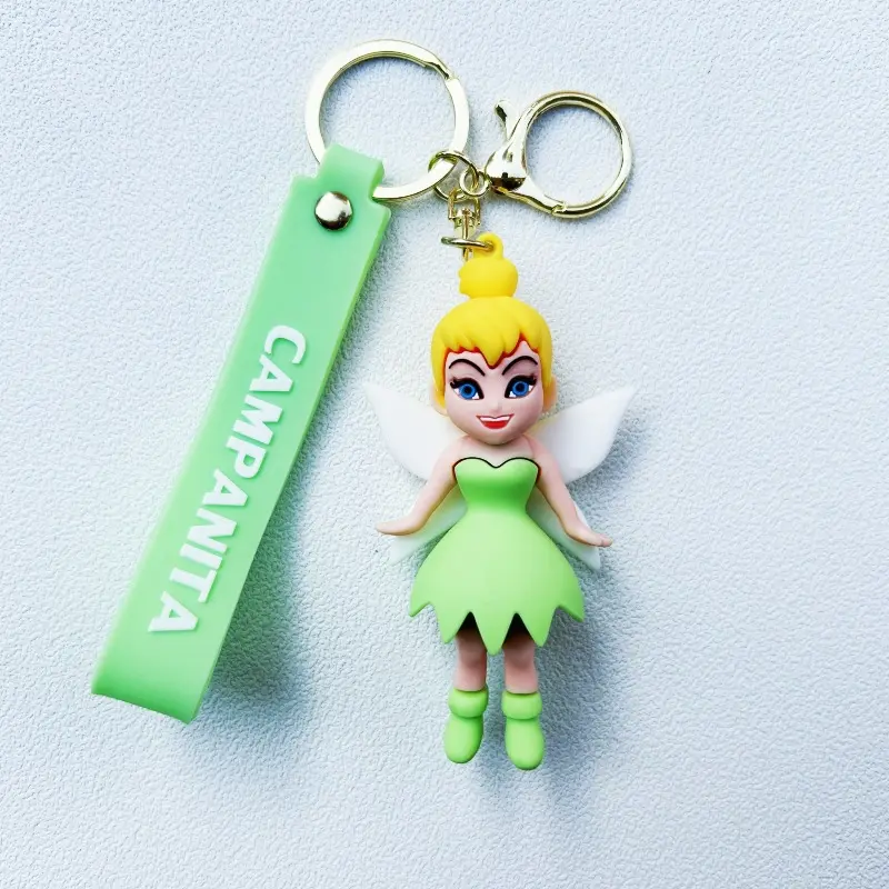 Anime Movie Peter Pan Keychains Car Key Chain Keyring Phone Bag Ornament Jewelry Decor Ornament Toys Doll Kids Birthday Gifts