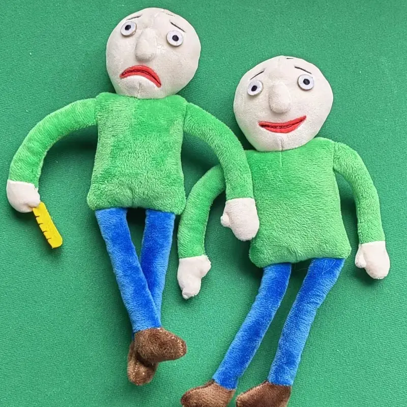 Hot Sale Anime baldi Basics Series 25cm Plush Doll Toy Cartoon Happy & Angry Version Figure Doll Kid Collection Toy Birthday Gif