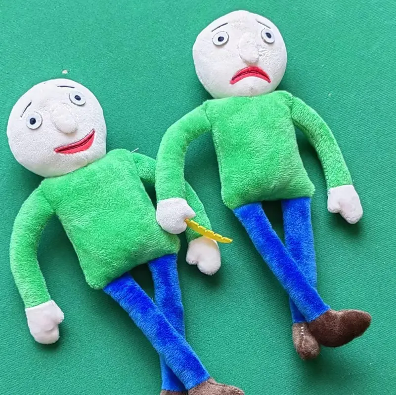 Hot Sale Anime baldi Basics Series 25cm Plush Doll Toy Cartoon Happy & Angry Version Figure Doll Kid Collection Toy Birthday Gif