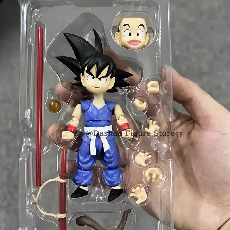 SHF Son Goku Action Figure Anime Beginning Of A Great Adventure Movable Model Toys Collection Dragon Ball Childhood Goku Figures