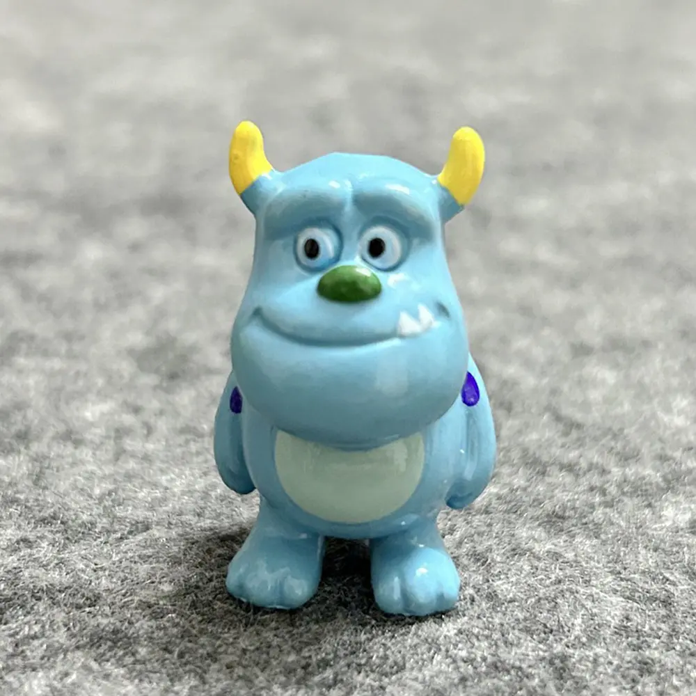 Cute Mike Wazowski Toy Story MrQ Sulley Action Figures Dolls Desktop Decor Three-eyed Boy Hot Toys Car Ornaments Cake Decoration
