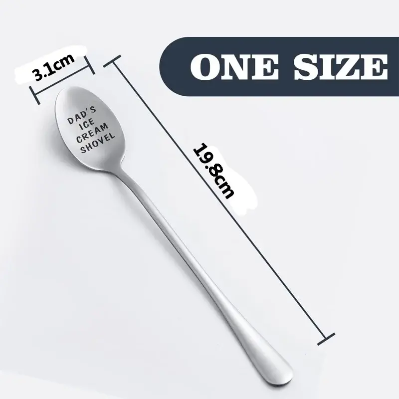 Snoopy Spoon Stainless Steel Drop Resistant  Baby Cutlery Ice Cream Pudding Cute Cartoon Anime Creative Spoons Birthday Gifts