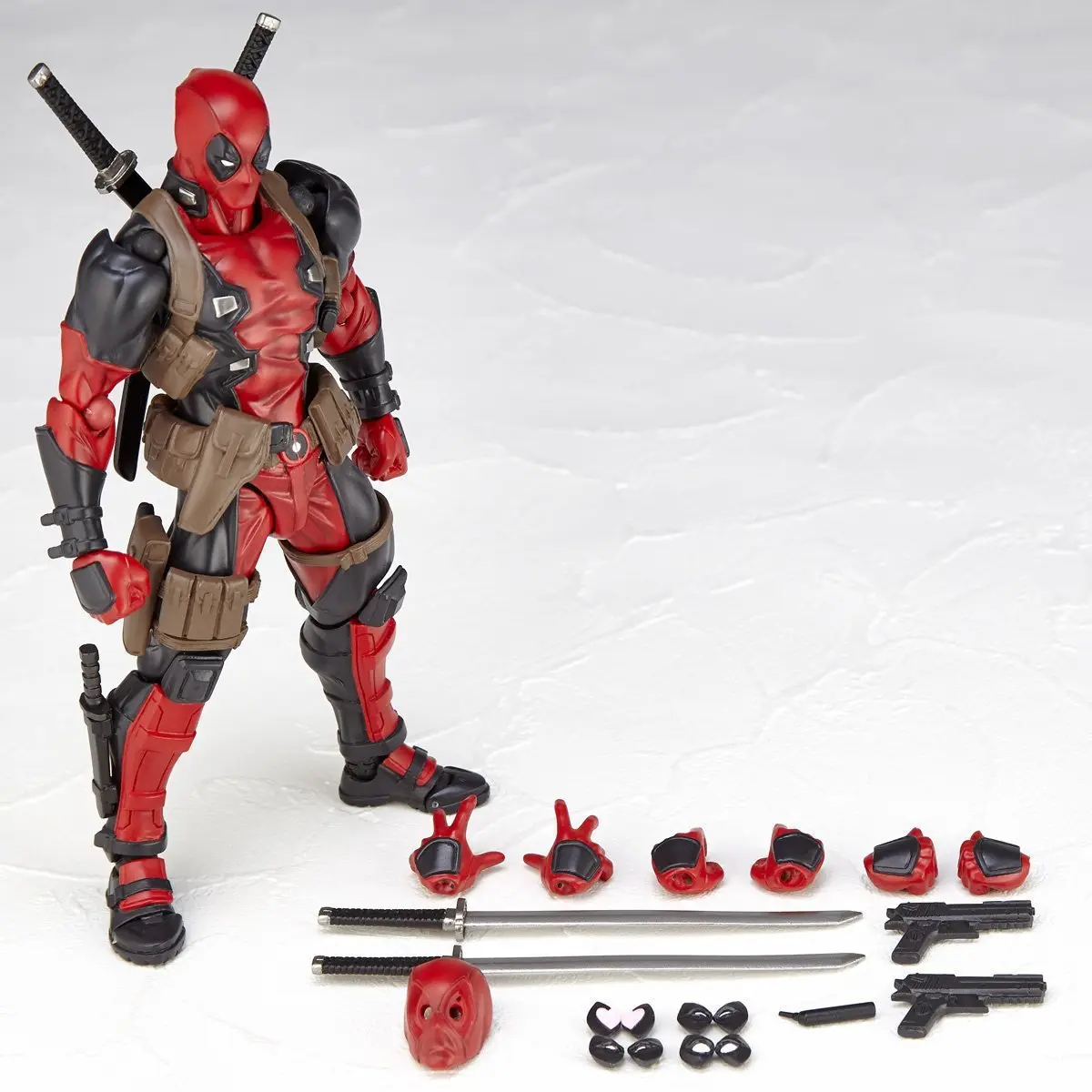 16CM Amazing Yamaguchi Deadpool 2.0 Action Figure PVC Collection Revoltech Deadpool & Wolverine Figurine Model ToyS Gift
