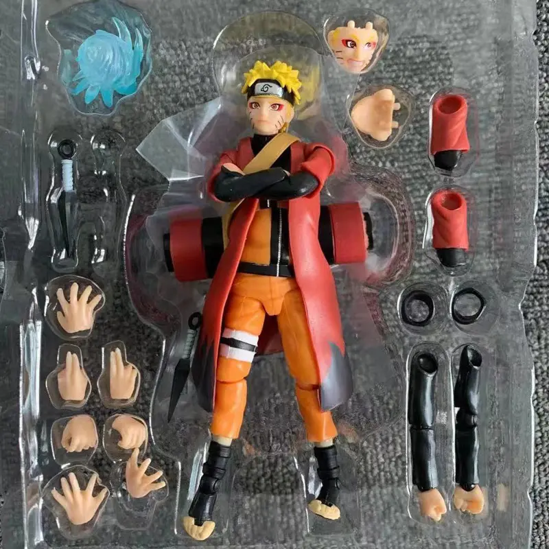 Uzumaki Naruto Action Figure Rasengan Naruto SHF Model 15cm Anime Figures PVC Collection Doll Movable Uchiha Itachi Model Toys