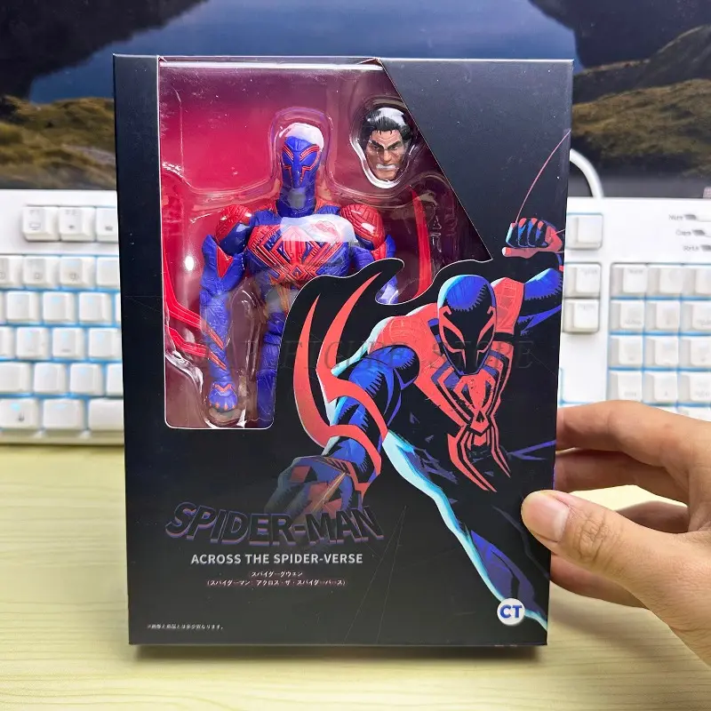 CT Marvel Spiderman Miguel O'Hara Action Figure 18cm Across the Spider-Verse PVC Model Toys SHF Spider-Man 2099 O Hara Figurine