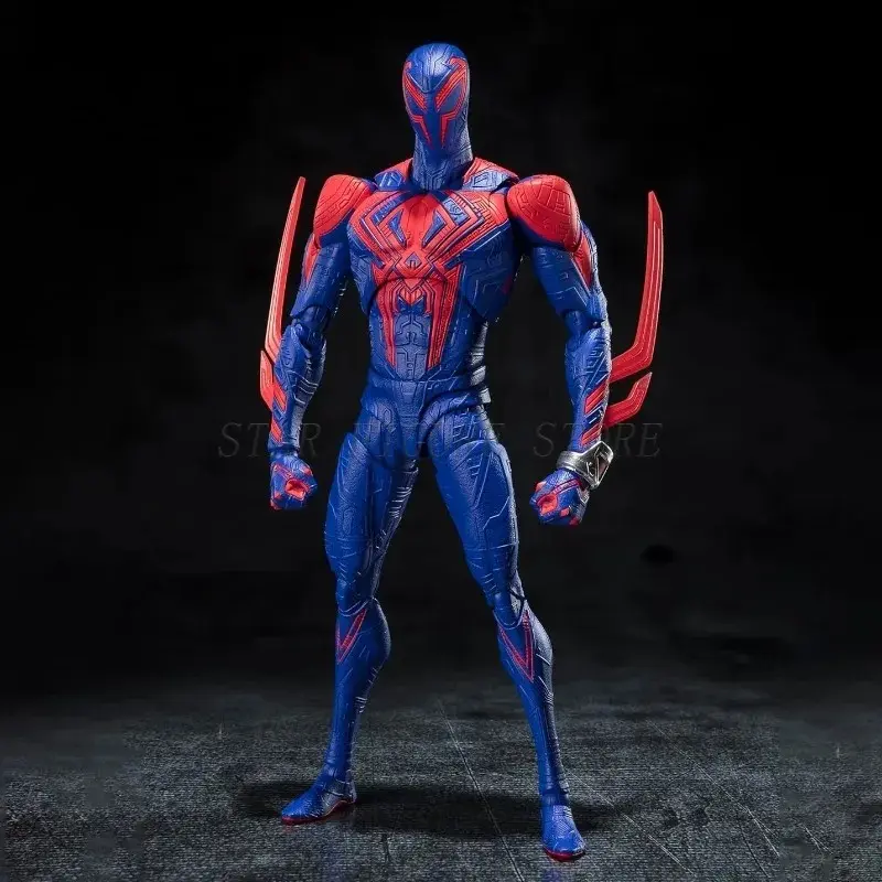 CT Marvel Spiderman Miguel O'Hara Action Figure 18cm Across the Spider-Verse PVC Model Toys SHF Spider-Man 2099 O Hara Figurine