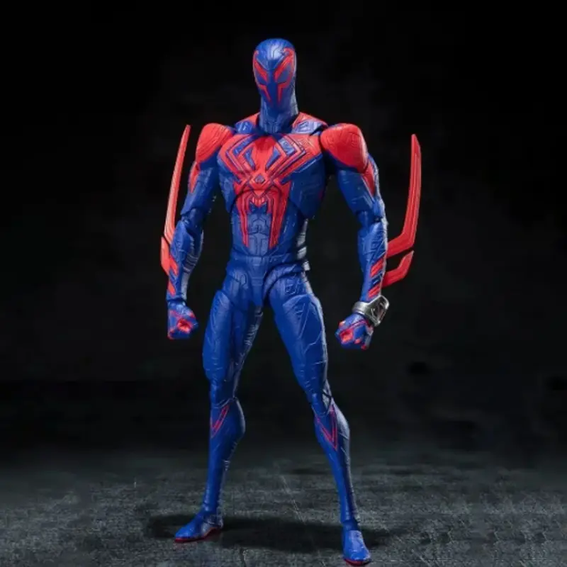 Spiderman 2099 Ct Action Figure Across The Universe S.H.Figuarts Miguel O'Hara Spiderman Miles Morales Gwen Stacy Figures Toys