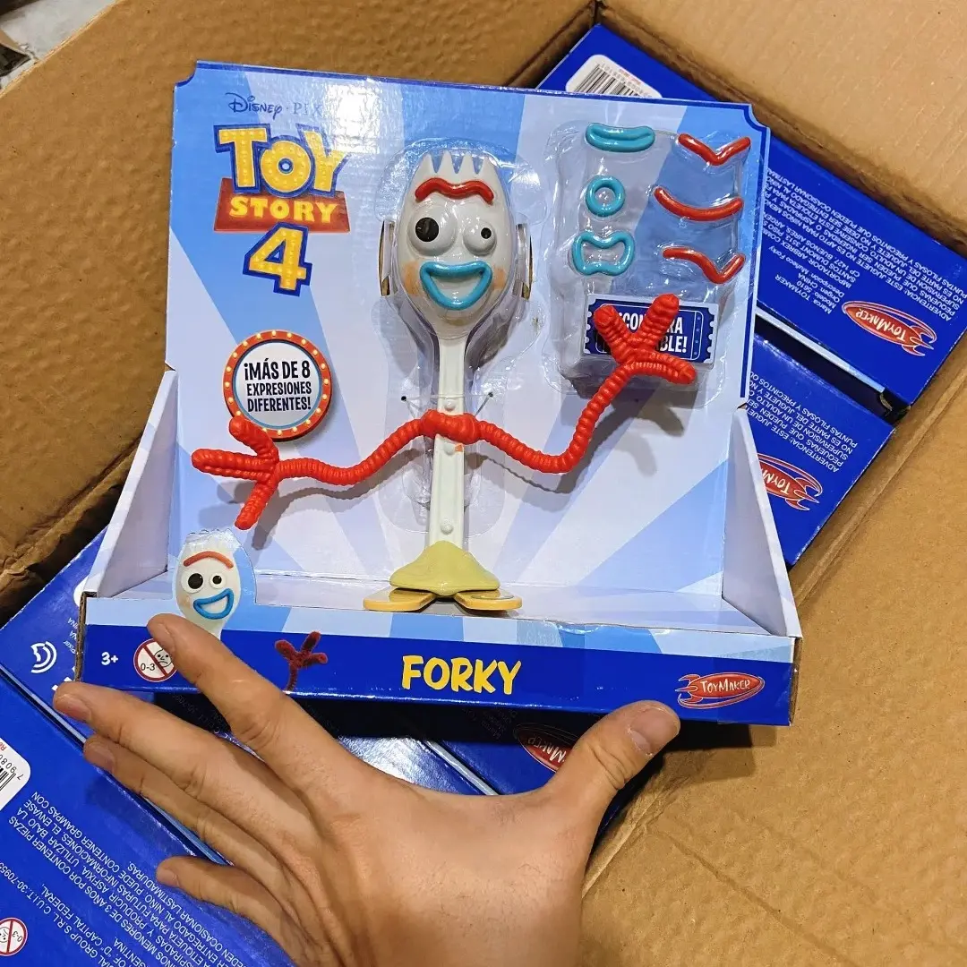 18cm Toy Story Forky Woody Buzz Cute Action Figures Collection Modle Plastic Diy Interchangeable Toy Birthday Gifts For Children