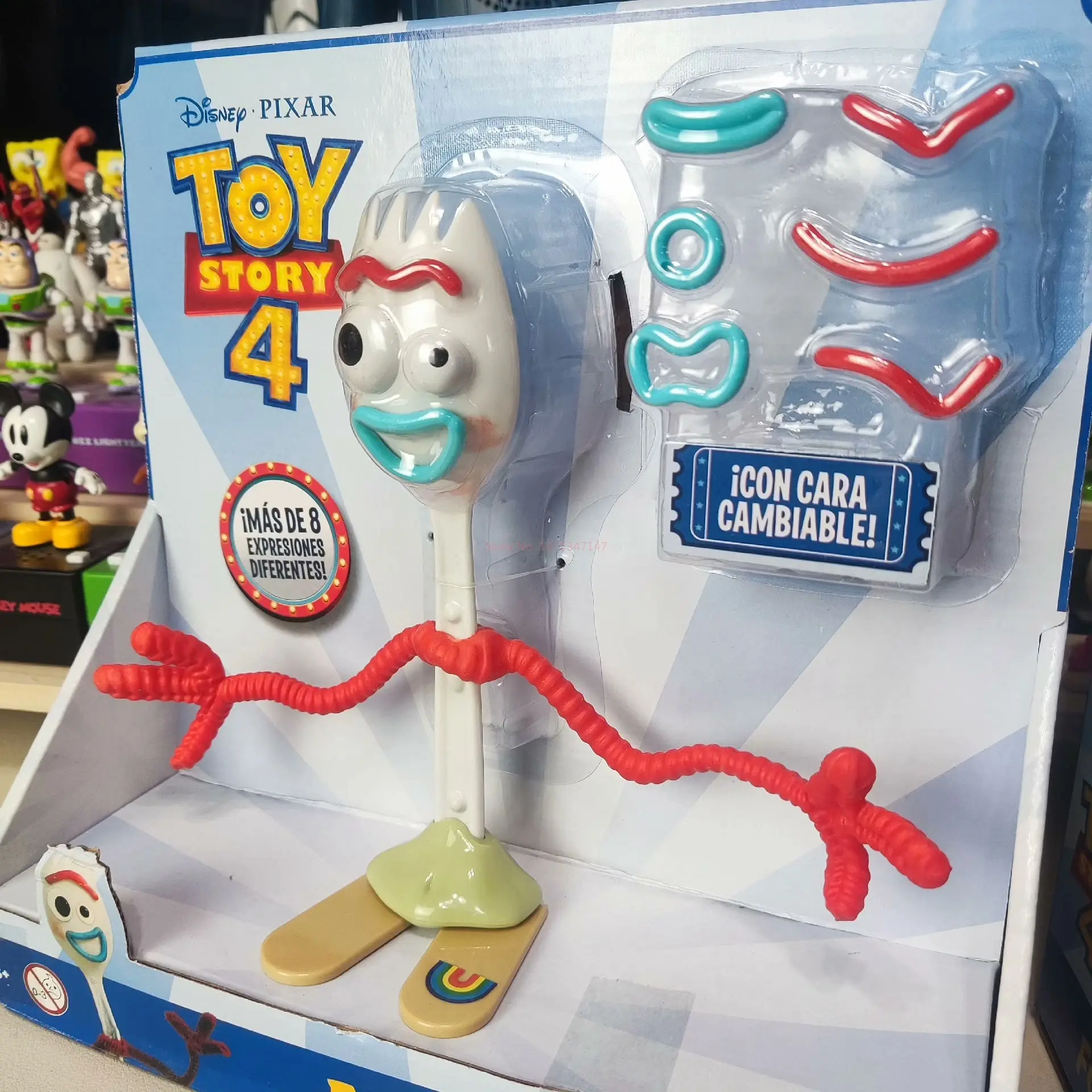 18cm Toy Story Forky Woody Buzz Cute Action Figures Collection Modle Plastic Diy Interchangeable Toy Birthday Gifts For Children