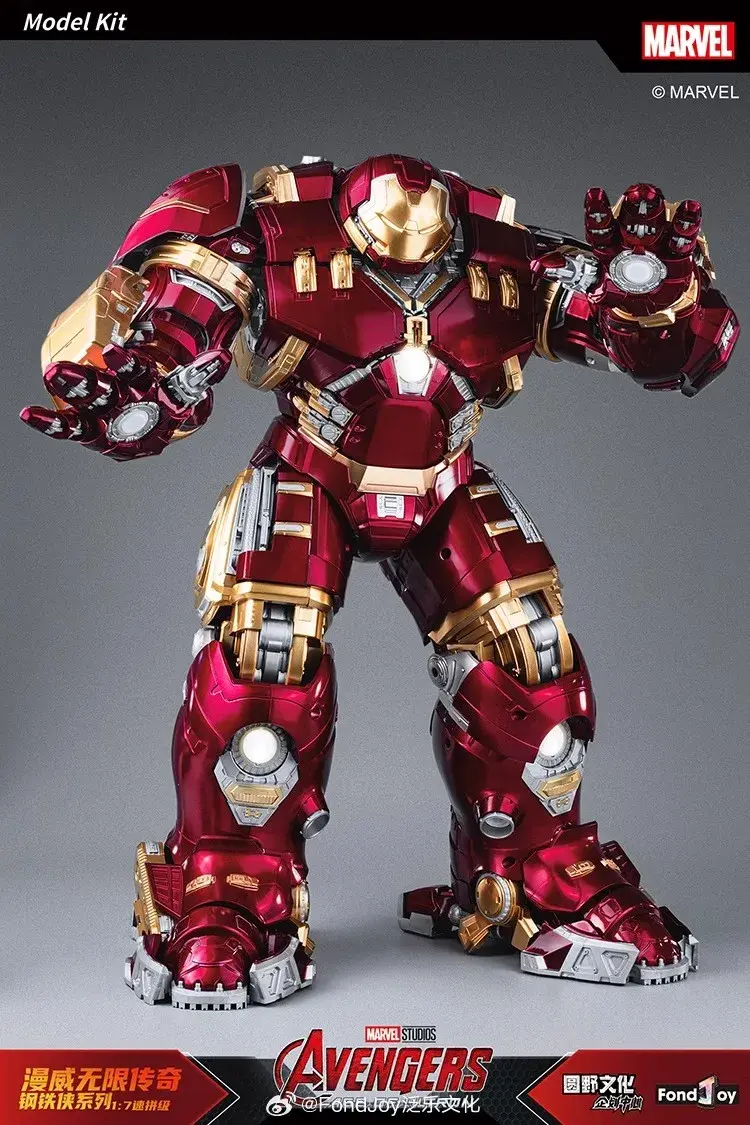 in stock Fondjoy Toy Iron Man Figure Mark Hulkooster Hulkbuster Armor 1/7 Assembly action figures Doll Toy Christmas Gift