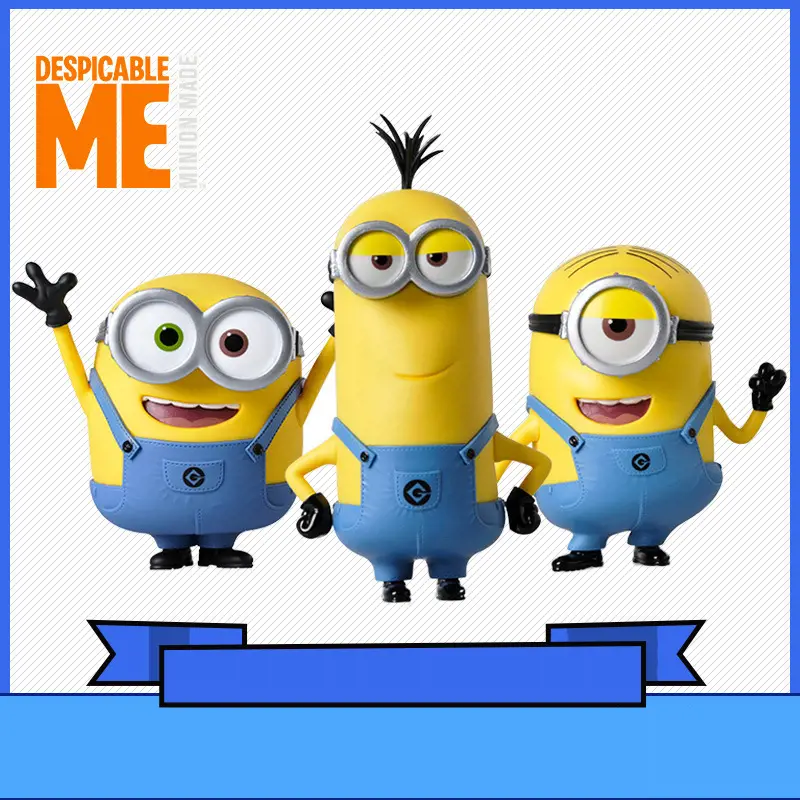 kawai Miniones Figurines Toys 3D Eye Despicable Miniones Action Figures Classic Toys Xmas Gifts for Children