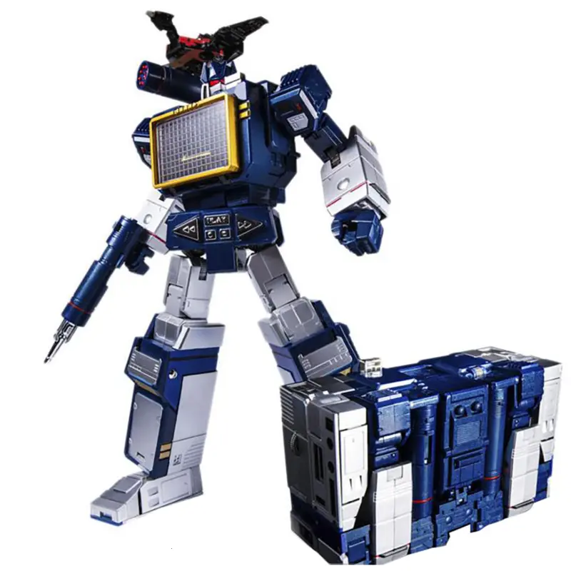 THF THF-01J Soundwave 25cm KO MP13 Masterpiece Transformation Action Figure Toy Soundblaster Movie Model Deformation Car Robot