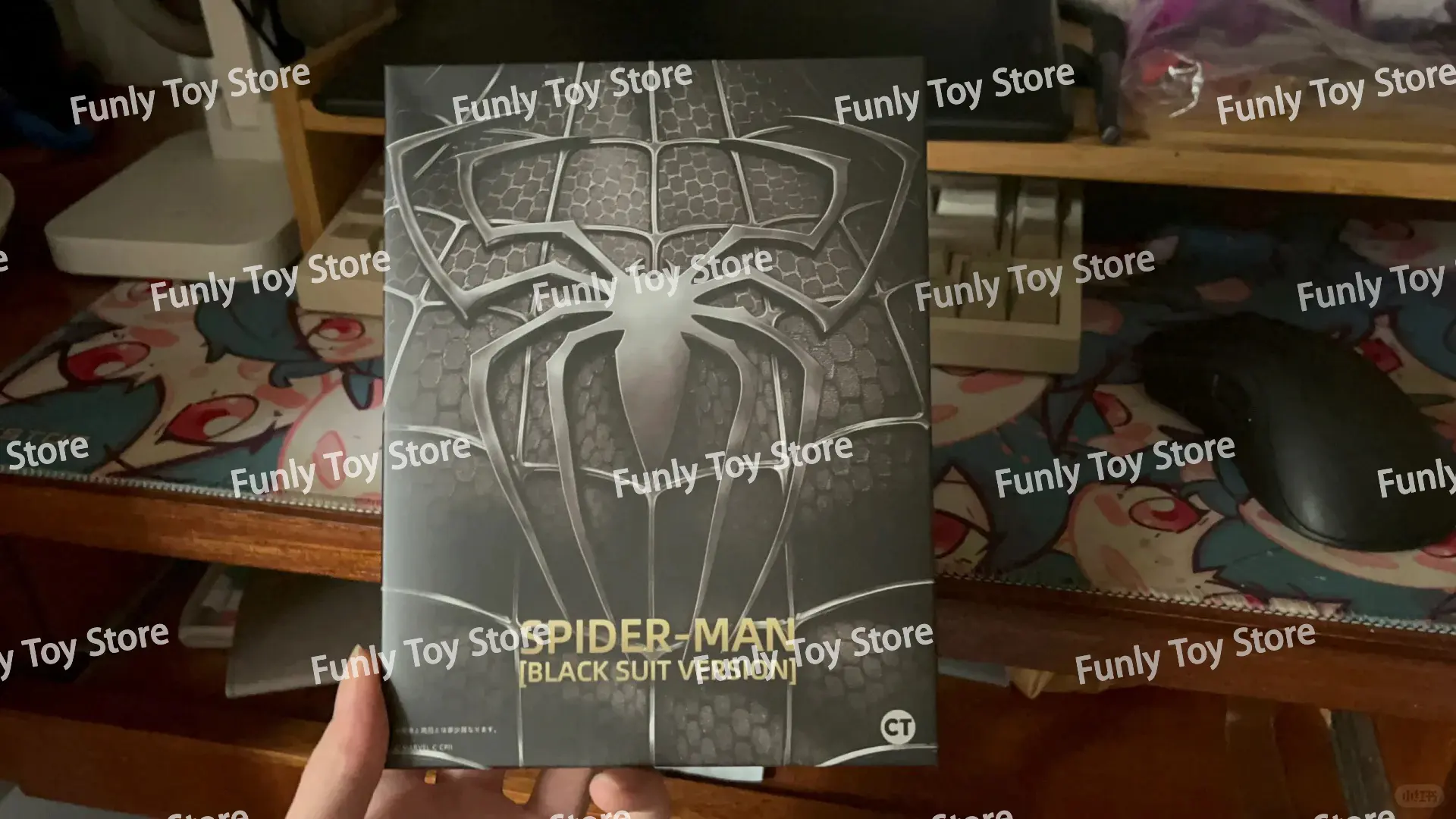 In Stock Ct Toys Spiderman Figure Black Suit Version Tobey Maguire Symbiote Spider-Man Anime Action Figure Figurine Gifts Toys